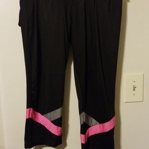 Pair of black capris